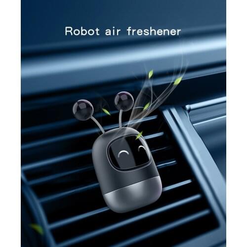 Car Aromatherapy Air Freshener Cute Robot Car Diffuser Solid for Auto Interior Decor Accessories
