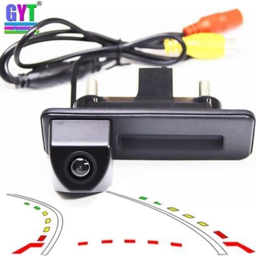 Trunk Handle Switch Dynamic Trajectory car rear view Reverse Camera for Skoda Roomster Fabia Octavia Yeti superb for Audi A1