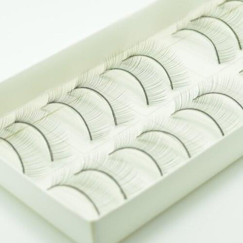Free Shipping 50 pairs/Package Training Lashes for Eyelash Extension Teaching False Eyelash