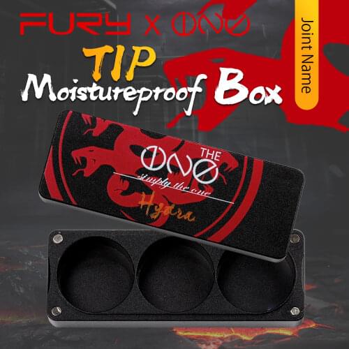 THE ONE&FURY Billiard Tip Moistureproof Magnet Box Fit 8-14mm 3 Tips 5.2x1.9x1.2cm 14g Billiard Accessories