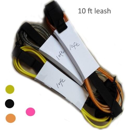 10 ft surf leash TPU mixed color 10 foot surfboard leash foot rope
