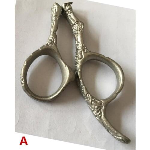 10 Pairs/Lot Hair Scissors Handle 304 stainless steel Unpolished 15 styles Dragon pattern Handles Styling Accessory