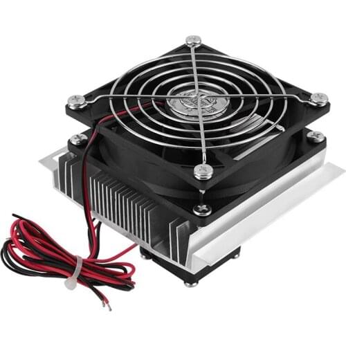 DC 12V Semiconductor Refrigeration Peltier Cooler Air Cooling Radiator Fridge Cooling System