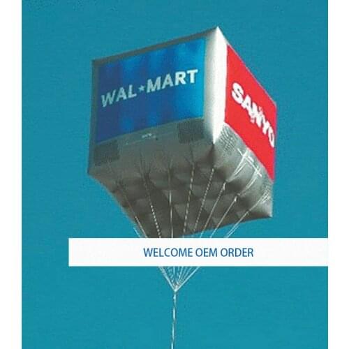 2m by 2m Inflatable Square Advertising Helium Balloon