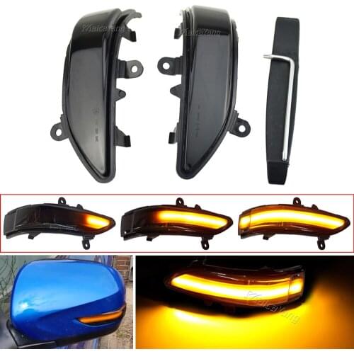 2 pieces Dynamic Blinker For Subaru Forester Outback Legacy Tribeca Impreza wrx sti Side Mirror Indicator LED Turn Signal Light