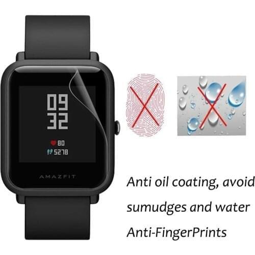 2pcs Smartwatch Protection Soft TPU Clear Protective Film For Amazfit GTS 1/2/2e GTS2e GTS2 Mini Watch Screen Protector Cover