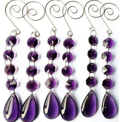 20PCS/lot Nice 170mm Garland Strands Glass Crystal Cake accessories, Crystal Wedding Party Decoration, Christmas Tree Decoration