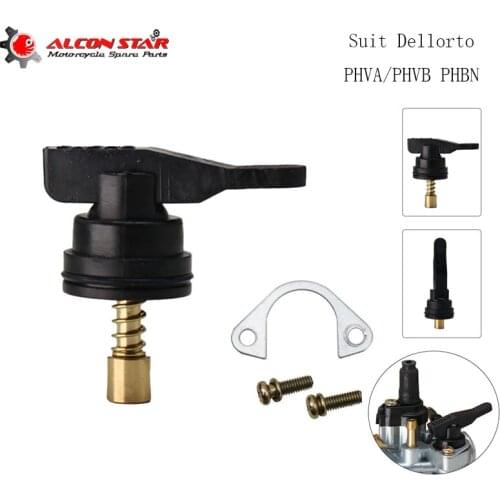 Alconstar Motorcycle Carburetor Manual Choke Kit suit the Dellorto PHVA 17.5mm carburetor Fit Aprilia / Piaggio 50cc 2T models
