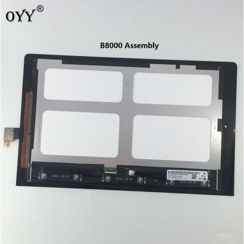 Used parts LCD Display Panel Screen Monitor Touch Screen Digitizer Glass Assembly 10.1" for Lenovo Yoga 10 tablet B8000