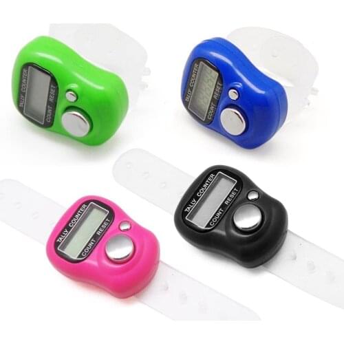 Digital Mini Stitch Mark And Line Finger Counter LCD Electronic Digital Cable Organizer For Sewing Knitting Tools