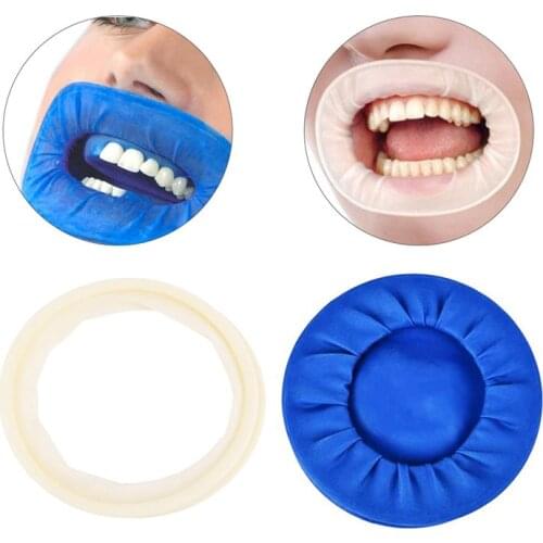 2pcs O Shape Rubber Dam Dental Mouth Opener Intraoral Dentistry Cheek Retractors For Surgery Oral Hygiene Care Tool