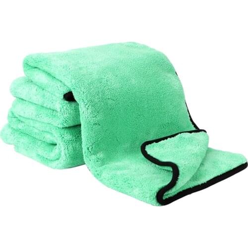 LEEPEE Strong Water Absorption Cloth Car Wash Towel Car Accessories Auto Cleaning Door Window Care 1200GSM Soft Microfiber