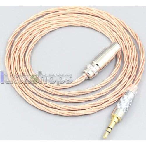 LN007147 Silver Plated OCC Shielding Coaxial Earphone Cable For Pioneer HDJ-2000 HDJ-2000MK2 ADL H118 ADL H128 reloop RHP-20