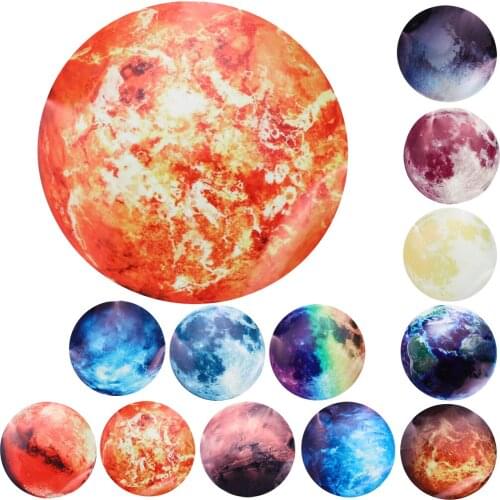Moon Glow in the Dark Wall or Ceiling Stickers – 3D Full Moon Decor for Kids Room & Living Room