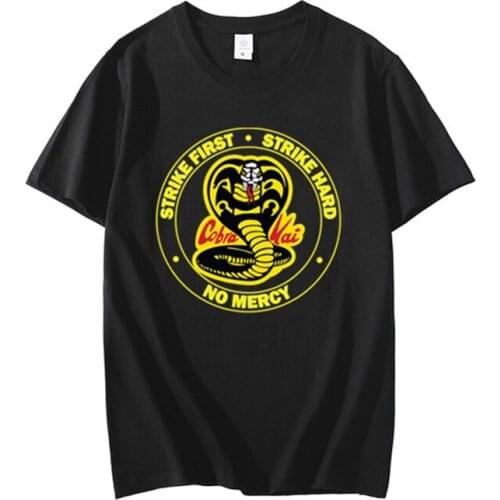 Summer new style 2021 Cobra hot-selling cartoon Harajuku print T-shirt short-sleeved casual streetwear mens and womens T-shirt