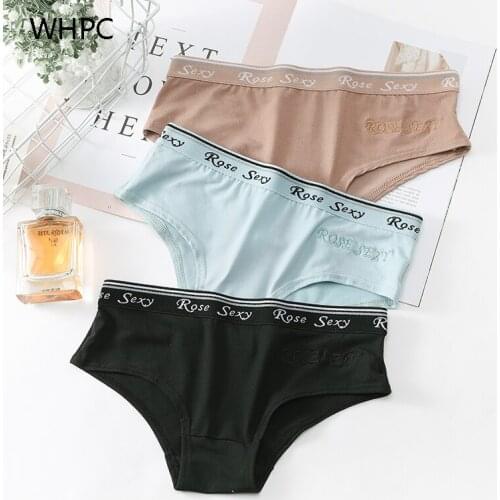 WHPC 2021 New Arrival Womens Panties Cotton Briefs Female Underwear For Woman Lady Underpants Quality Panti Panty