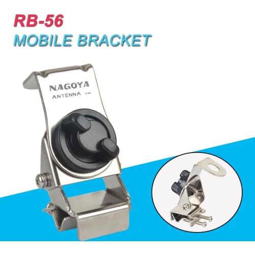 Original Nagoya Antenna Bracket RB-56 Clip Mounts for Mobile Radio Antenna RB56 Connector Silver ColorSocket S0239