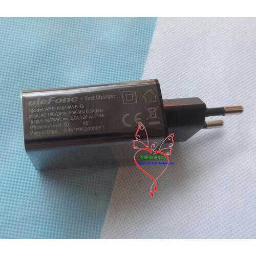 Original 18W Armor 3 Fast Charger EU Plug For Ulefone Armor 3T,Armor 2,Armor 3,Armor 3WT USB Plug Phone Quick Charger