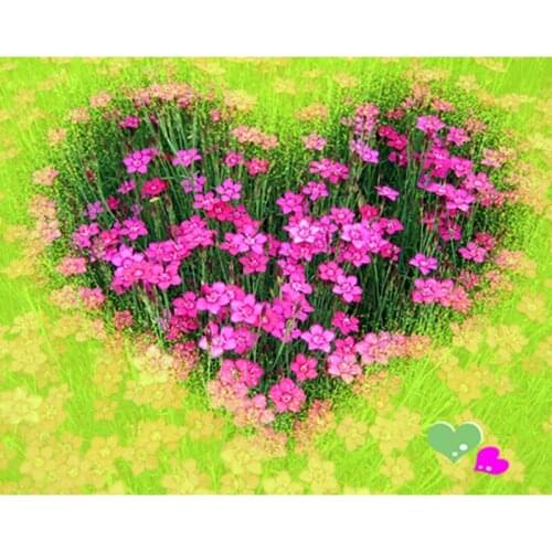 DIY Mosaic Diamond Painting Cross Stitch kits flower love full Resin round Diamonds Embroidery needlework Home Decor