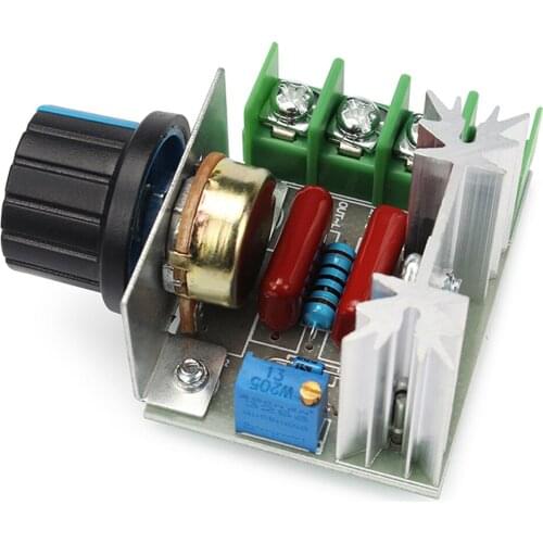 Speed Controller AC 50-220V 25A 2000W Motor Controller SCR High-power Electronic Voltage Regulator Module Motor LED Dimmers