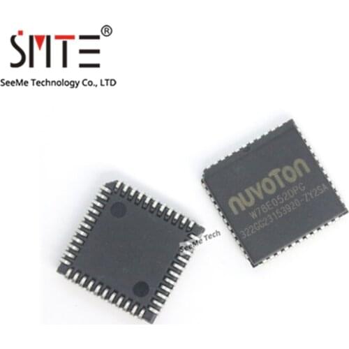 10pcs/lot W78E052DPG IC MCU 8BIT 8KB FLASH 44PLCC New and original