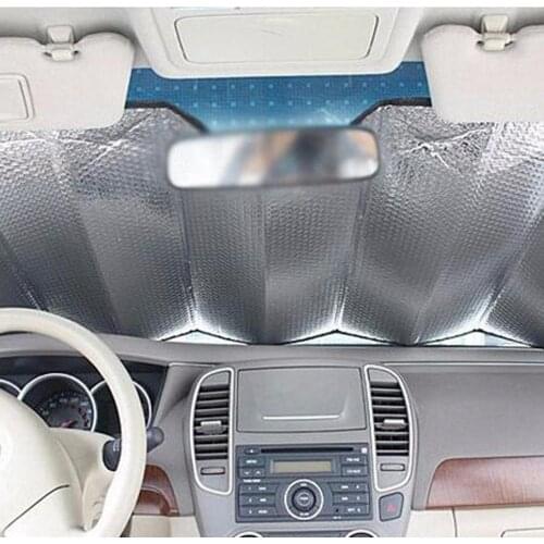 2020 High Quality Car Windshield Sunshades Cover Casual Foldable Cover Front Rear Sun Reflective Shade Car Sun Block Sunshade