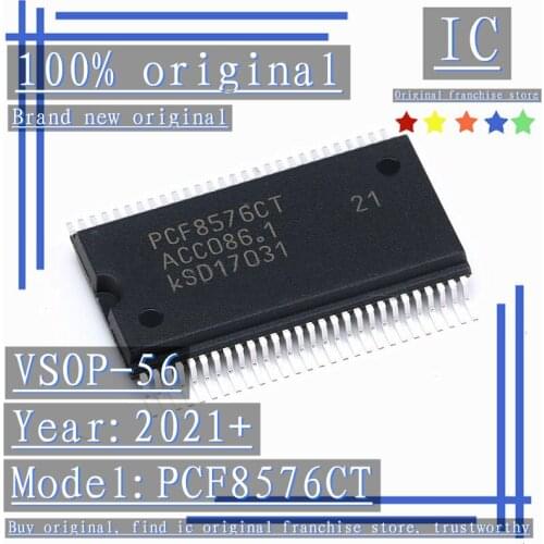 2021+100% Brand new original 5PCS-20PCS PCF8576CT VSOP-56 40×4 LCD screen driver I2C interface