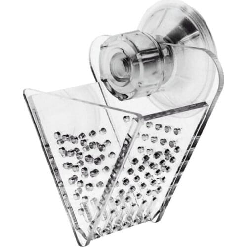 Aquarium Red Worm Feeder Fish Tank V-Shape Fish Feeding Cup Food Container Shrimp Feeder with Suction Cup