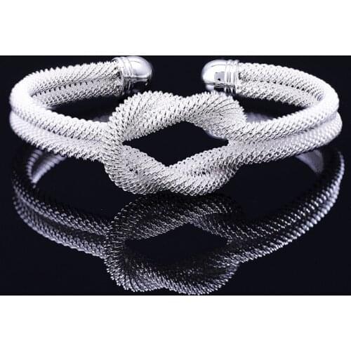 Beautiful Plan Silver Bracelets