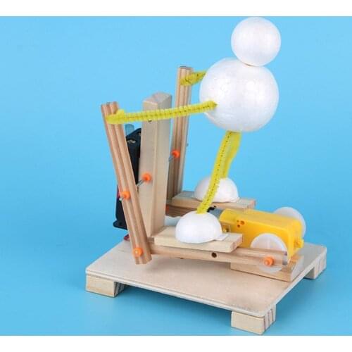 Treadmill Toy Hand Made Inspire Interest Wood Electric Treadmill Machine Model Kids Intelligence Development Toys for Children