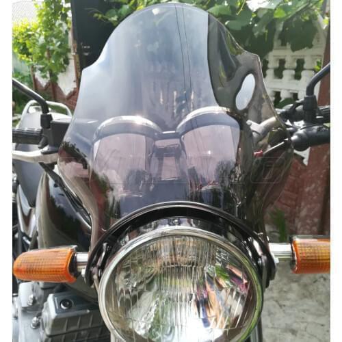 Windshield Windscreen Screen For 1994-2008 Kawasaki ZRX1200 ZRX1100 ZRX400 ZR400 ZRX 1200 1100 400 C R S Headlight Side Mounting