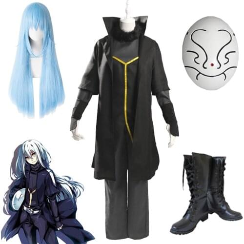 Anime That Time I Got Reincarnated as a Slime Rimuru Tempest Cosplay Costumes Uniform Accessories Mask Wig Full Sets Halloween