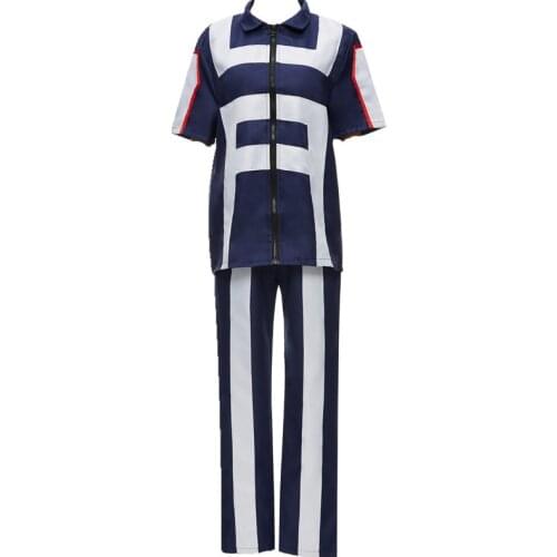 Cosplay My Hero Academia Boku No Hero Costume School Uniform Gym Suit Tshirt Pants Midoriya Izuku Todoroki Shouto Gym suit