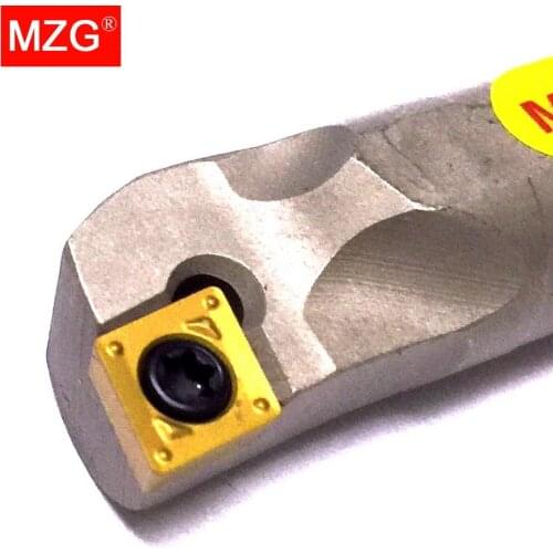 MZG 10mm 12mm SCLCR 04 06 Internal High Speed Steel Shockproof Toolholder CNC Lathe Machining Turning Boring Tool