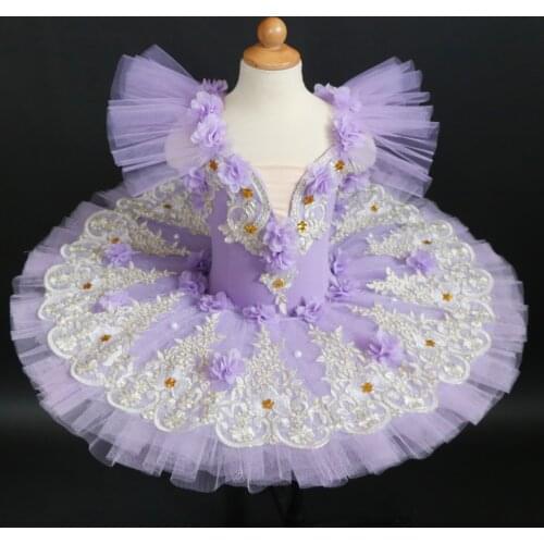New Professional Ballet Dress For Girls Tutu Child Swan Lake Costume Red Ballet Dress For Children Pancake Tutu Girls Dancewear