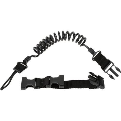 New Elastic Hunt Pistol Tool Handgun Shooting Military Bag Spring Strap Belt Backpack Airsoft Gun Coil Sling Rope Lanyard Molle