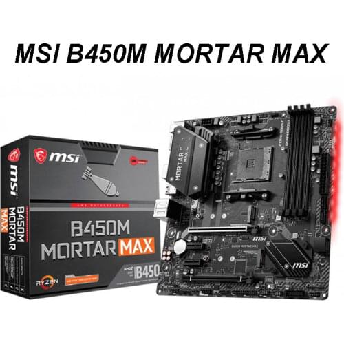 NEW Socket AM4 AMD B450 for MSI B450M MORTAR MAX Motherboard DDR4 64GB AM4 PCI-E 3.0 Original Desktop MSI B450 Mainboard B450