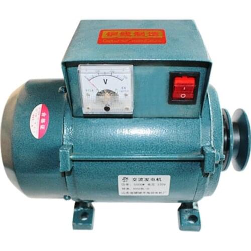 Belt Type 220V Diesel Engine Lighting Generator 1000W Small Engine Household Pure Copper Wire Gasoline Engine
