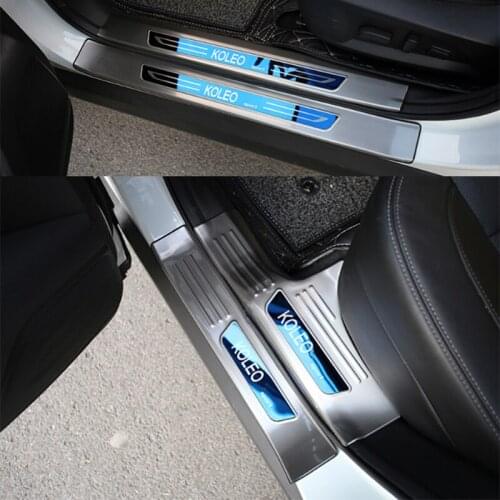 Stainless Steel Welcome Pedal For Renault Koleos For Samsung QM6 2017 2018 Accessories