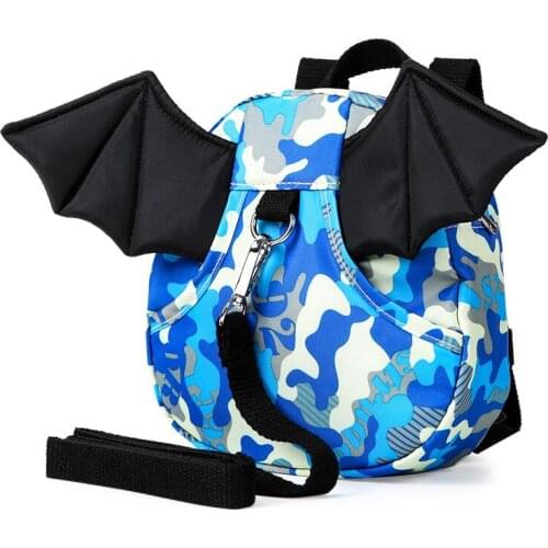 Aged 2-5 Toddler Backpack Anti-Lost Kids Baby Bag Cartoon Wings Children Backpacks Kindergarten School Bag Girls Mochila Escolar