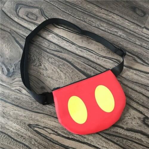 Disney Cartoon Anime Shoulder Bag Marvel Iron Man Mickey Mouse Kawaii Crossbody Bags for Boys Girls Fashion Mini Coin Purse Gift