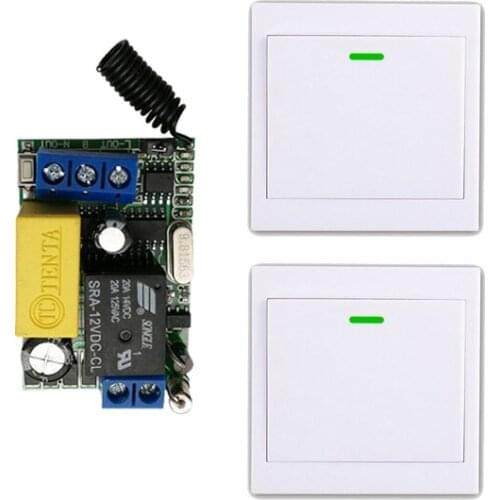 Stairway Remote Control Switch AC 220V Lamp Light LED Bulb Wireless Switch Corridor Room Home Remote Lighting Wall Remote Switch