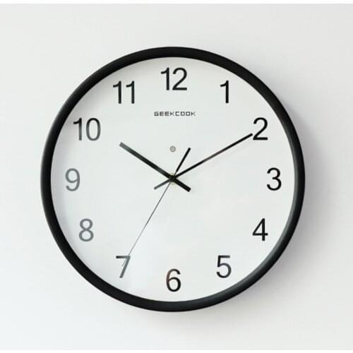 Luminous Wall Clock Large Number Hanging Clocks Quiet Dark Glowing Wall Clocks Modern LED Watches Decoration For Living Room