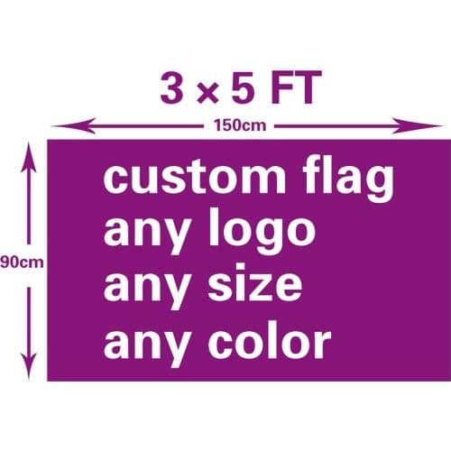 High quality Custom Flag And Banners For 150X90cm 100D Polyester all logo all color flag Advertising Banner
