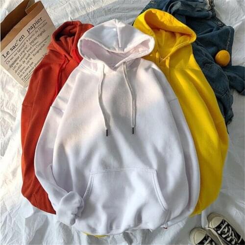 Women hoodies Sweatshirts lady Gown Hoodies Ladies Long Sleeve Casual Hooded Pullover female Sweatshirt loose tops warm outwear