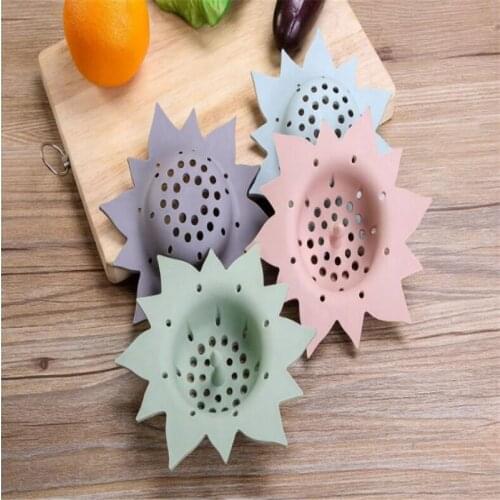 Household Strainers Sunflower Shape Drains Strainers Cleaning Tool Kitchen Sink Accessories Bathroom Shower Sewer Filter