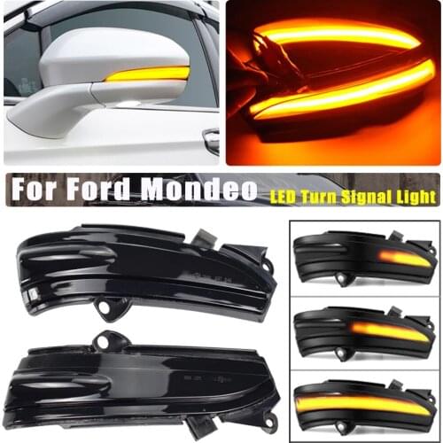 For Ford Mondeo MK5 2014-2019 MK V 5 Dynamic LED Blinker Side Mirror Marker Turn Signal Light Lamp