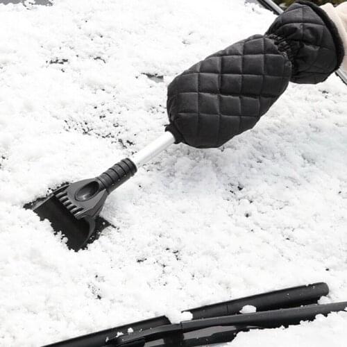 For General Motors - multipurpose retractable and velvet gloves, warm snow scraper, snow remover, defroster, snow scraper