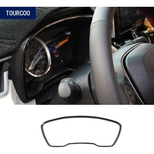 For Toyota Corolla 2019 Car Styling Stainless Steel Center Console Dashboard Molding Circle Trim Cover Sticker