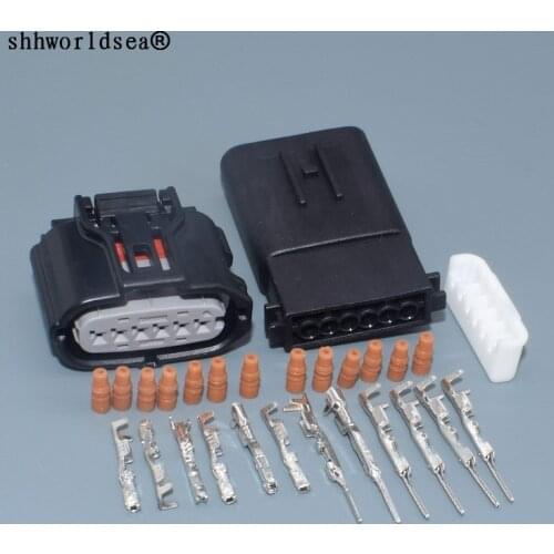 Worldgolden 6 Pin 12831 6189-7100 TS 025 auto Accelerator Pedal Connector MAF Reversing Radar Socket For Toyota Subaru Mazda